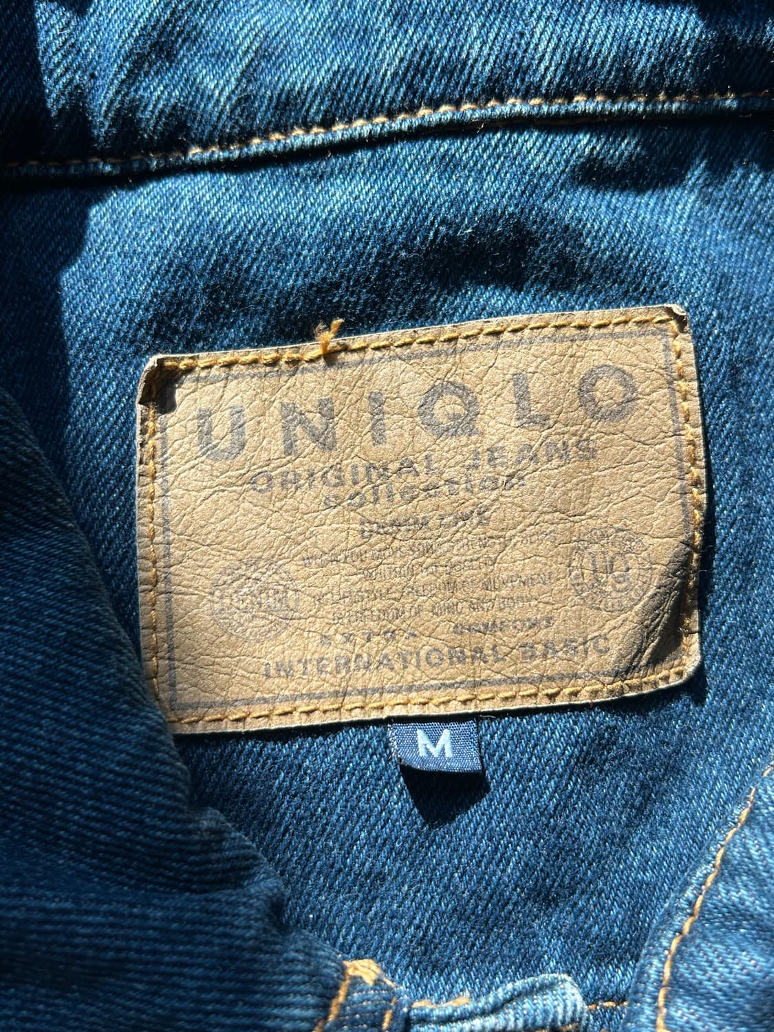 90s 올드 유니클로 데님 자켓 상품이미지5