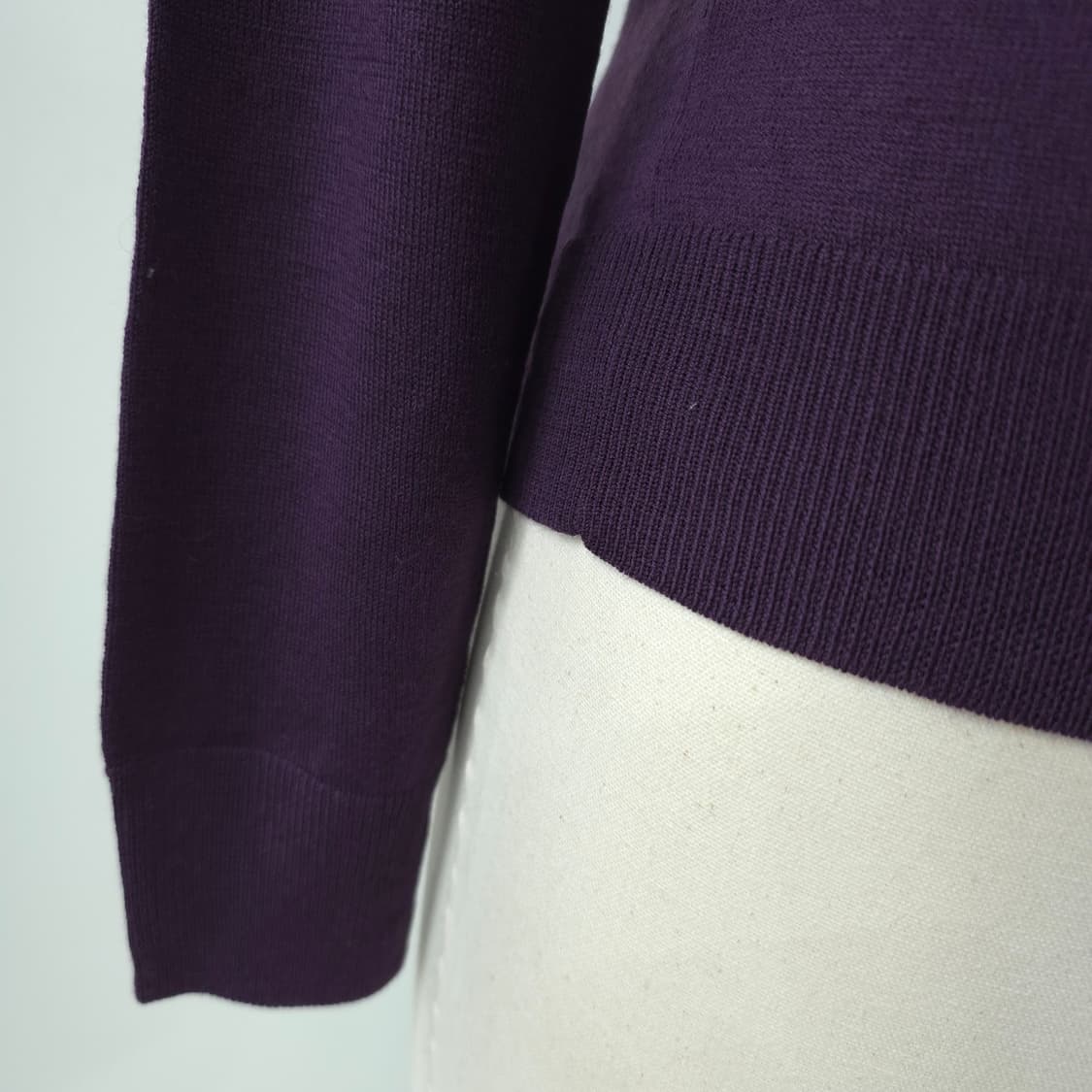 재팬 유니클로 울100% 퍼플 니트 상품이미지7