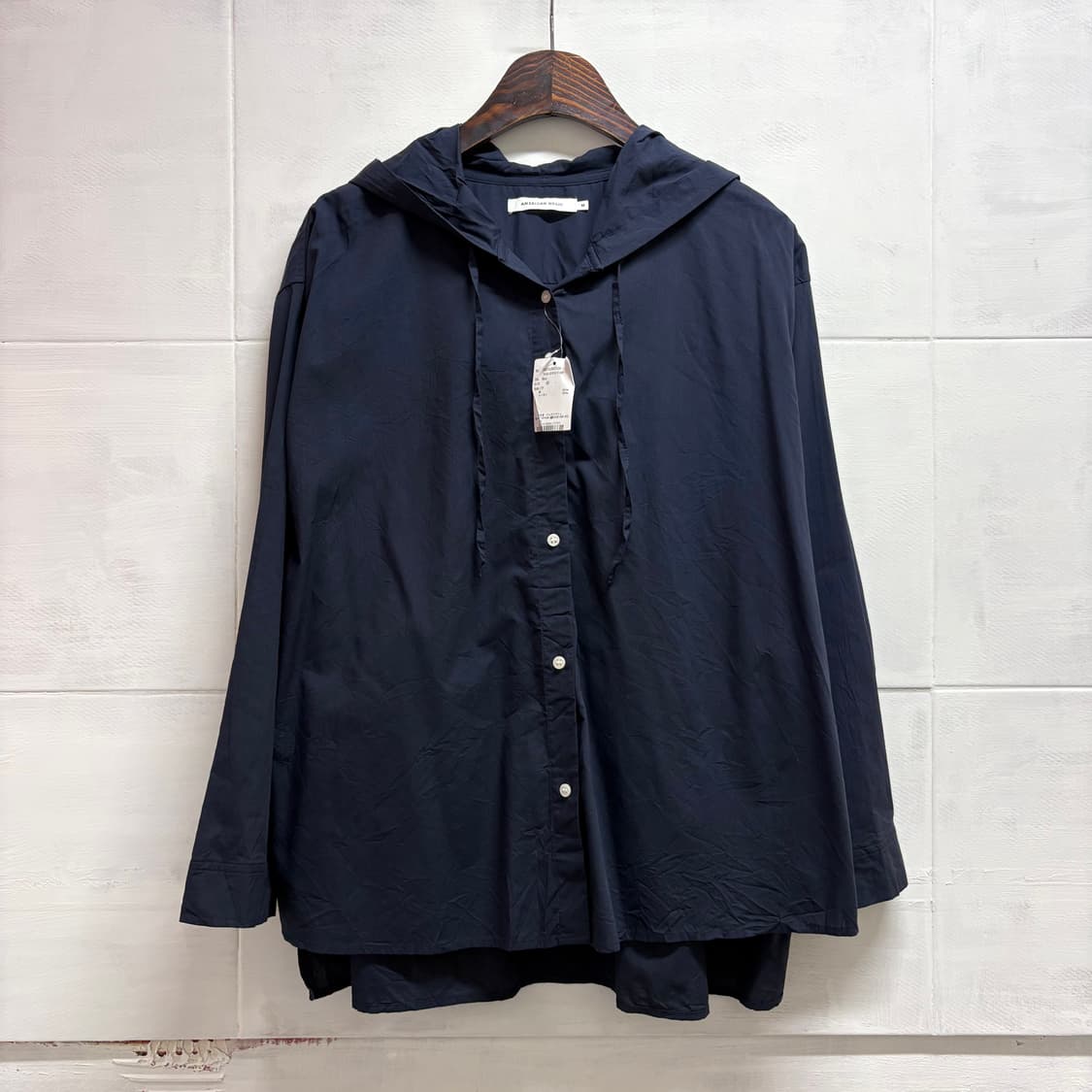 American Holic 네이비 후드 남방 자켓 (새상품) M 상품이미지1