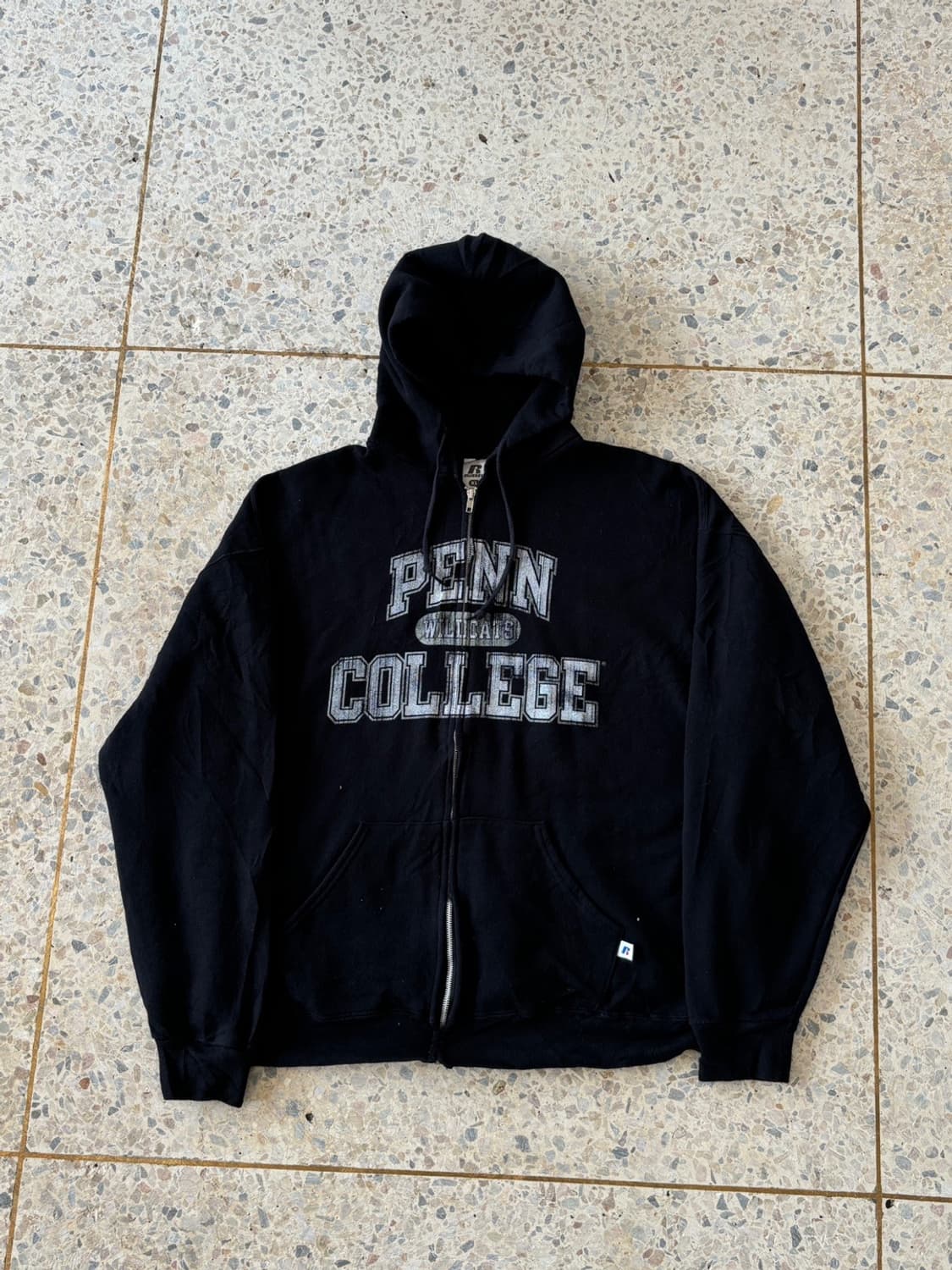 러셀 후드집업 블랙 상품이미지4