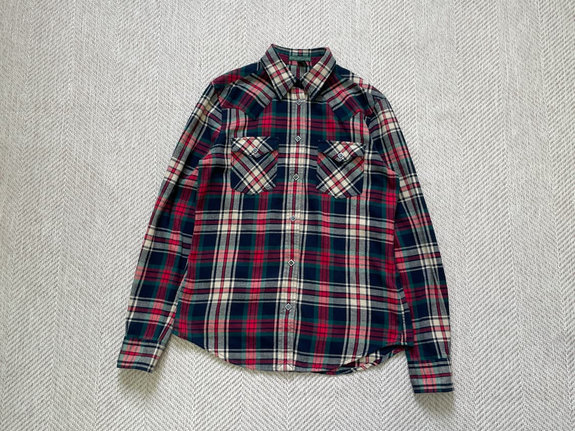 랄프로렌 웨스턴 요크 스터드 플란넬 셔츠 상품이미지1