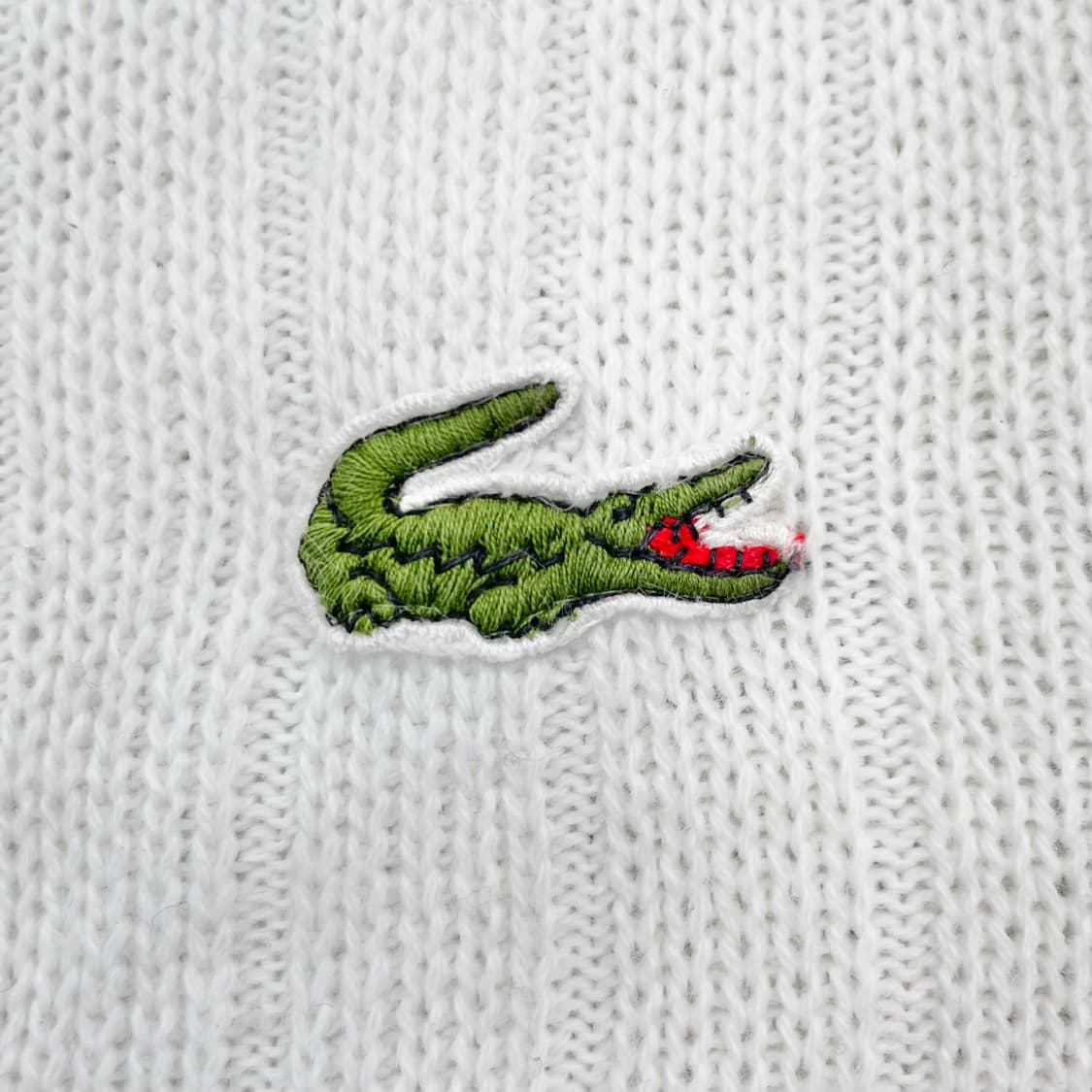 90's 라코스테 아크릴 스웨터 L-XL 상품이미지6