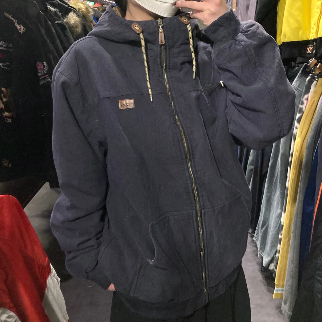 [IM] iriedaily 후드 자켓 네이비 상품이미지2