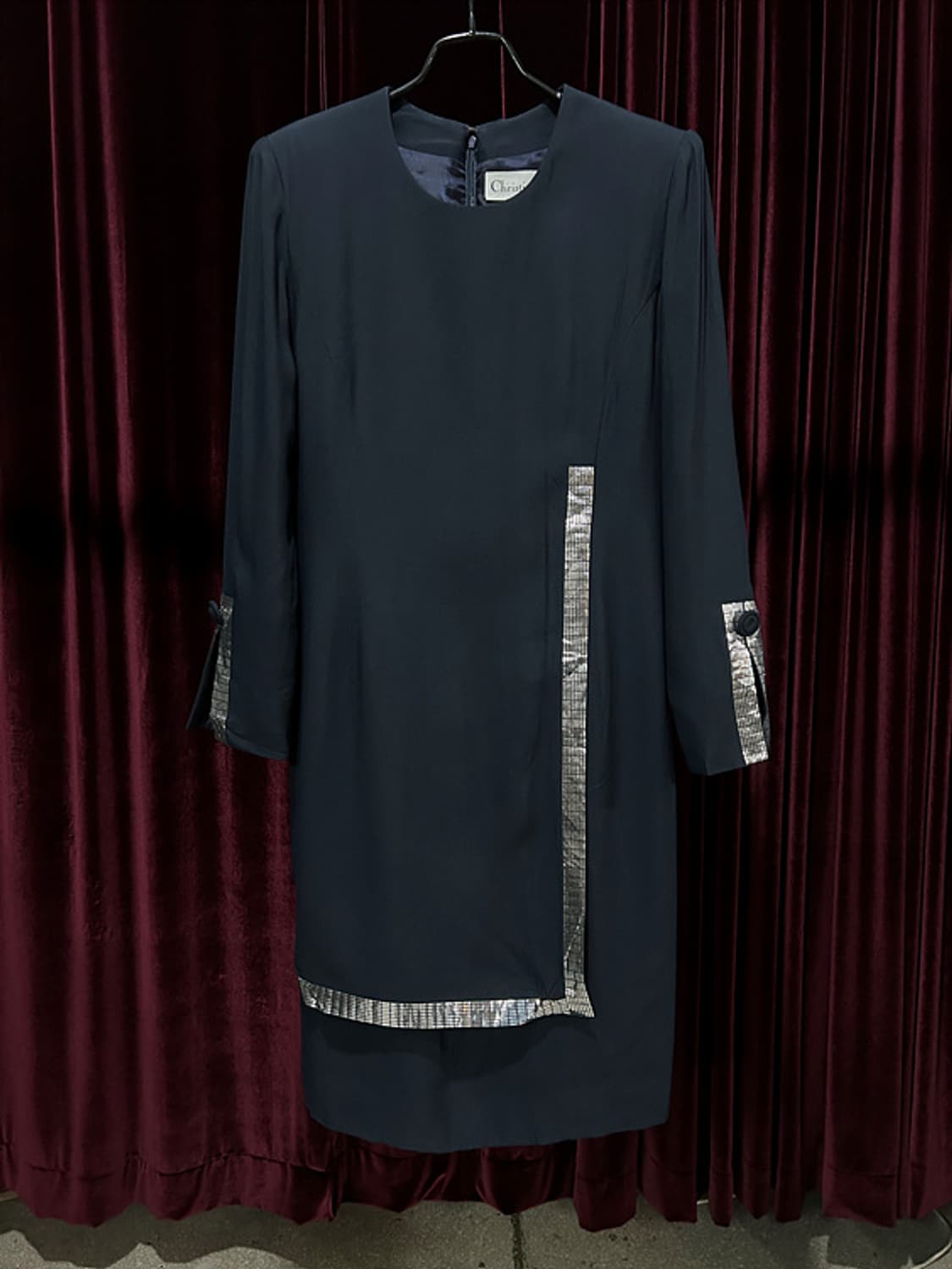 VINTAGE CHRISTIAN DIOR wrap dress 상품이미지1