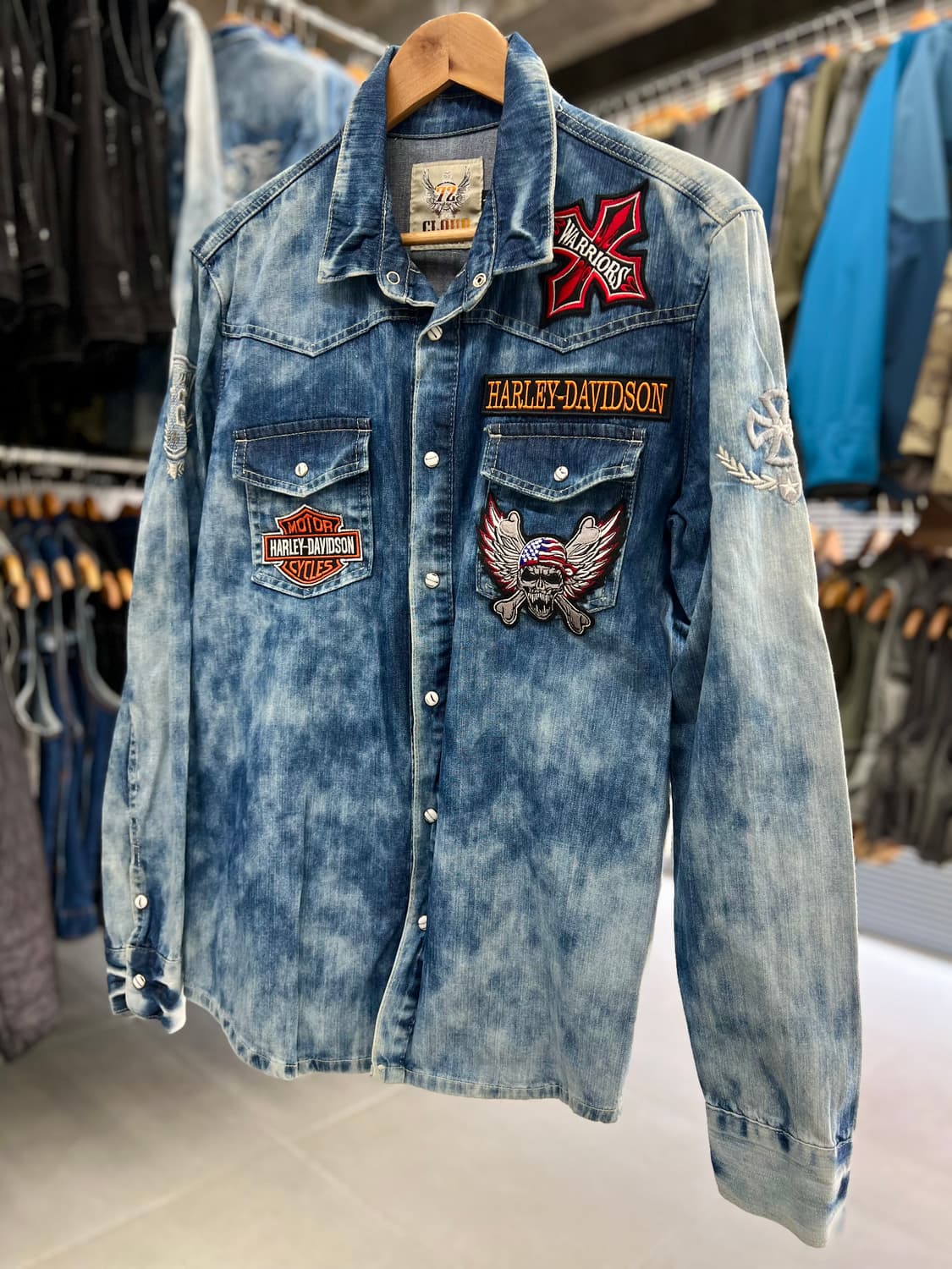 중청워싱 남방 L  상품이미지1