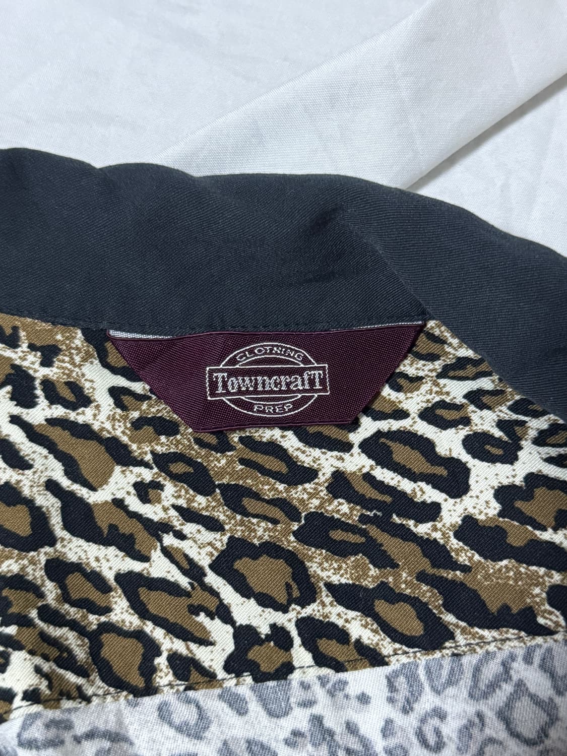 Freaks store towncraft 자수 레오파드 레이온 셔츠 상품이미지6