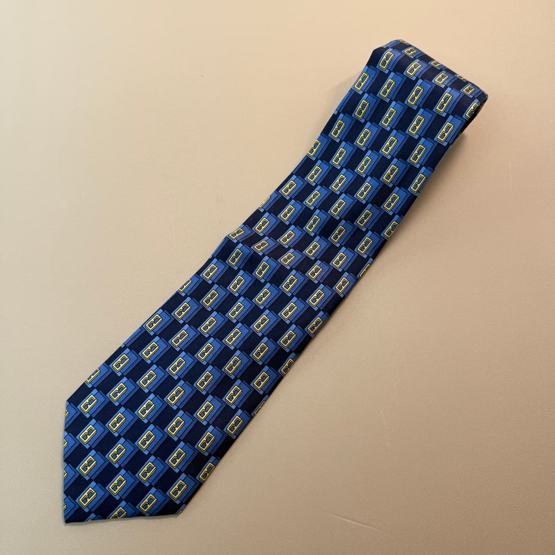 에르메스 Hermes 빈티지 레트로 실크 넥타이 상품이미지1