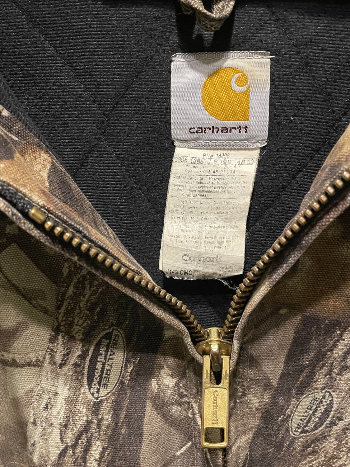 칼하트 리얼트리 액티브자켓 J143 3XL 상품이미지4