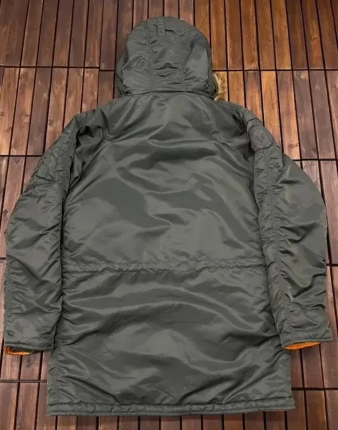 쇼트 N-3B 패딩 올리브 카키 상품이미지2