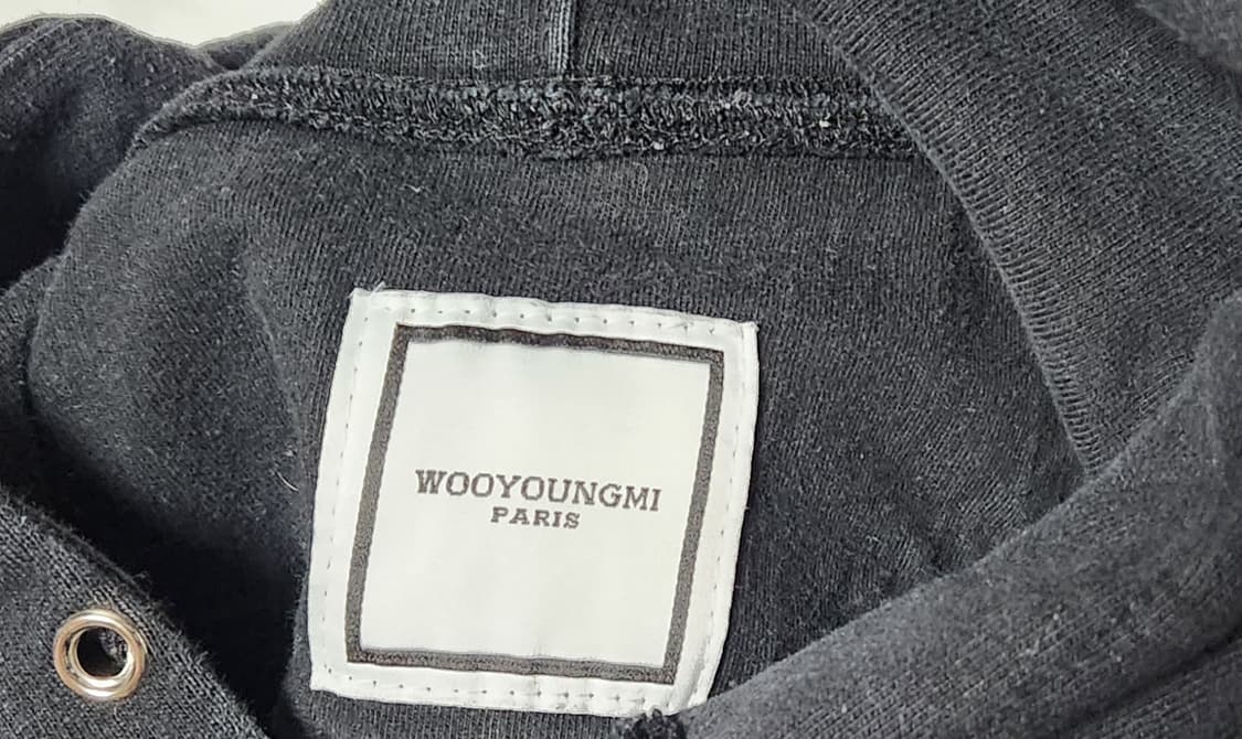 우영미 플라워 빅로고 후드티 상품이미지5