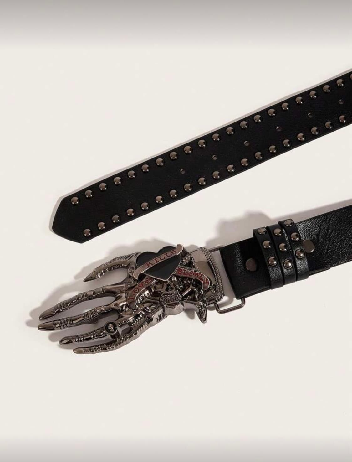 빈티지 해골 벨트 상품이미지4