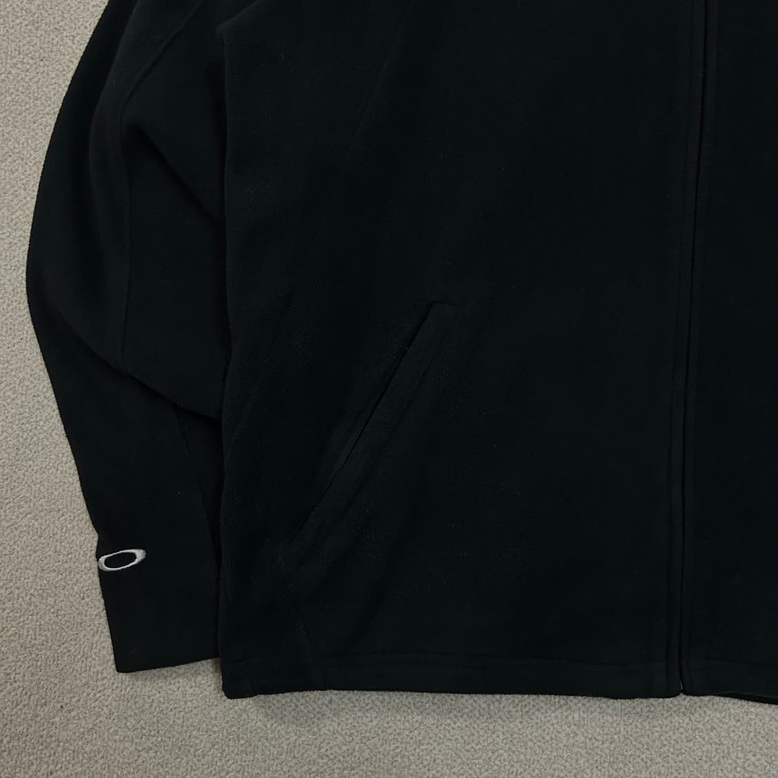 (XL) 00s 오클리 블랙 풀집업 플리스 자켓 상품이미지4