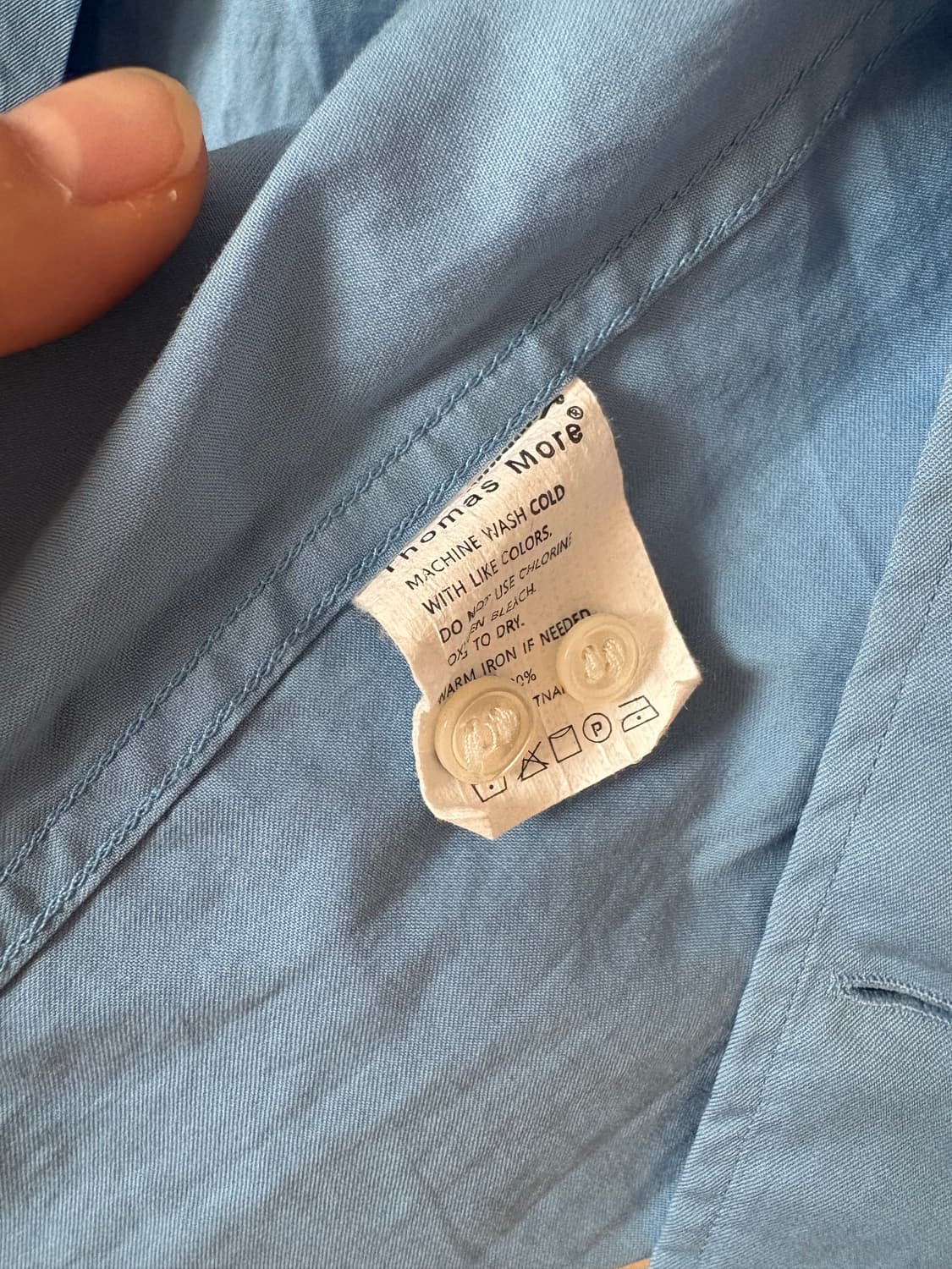 토마스모어 수피마 트윌 셔츠 상품이미지2