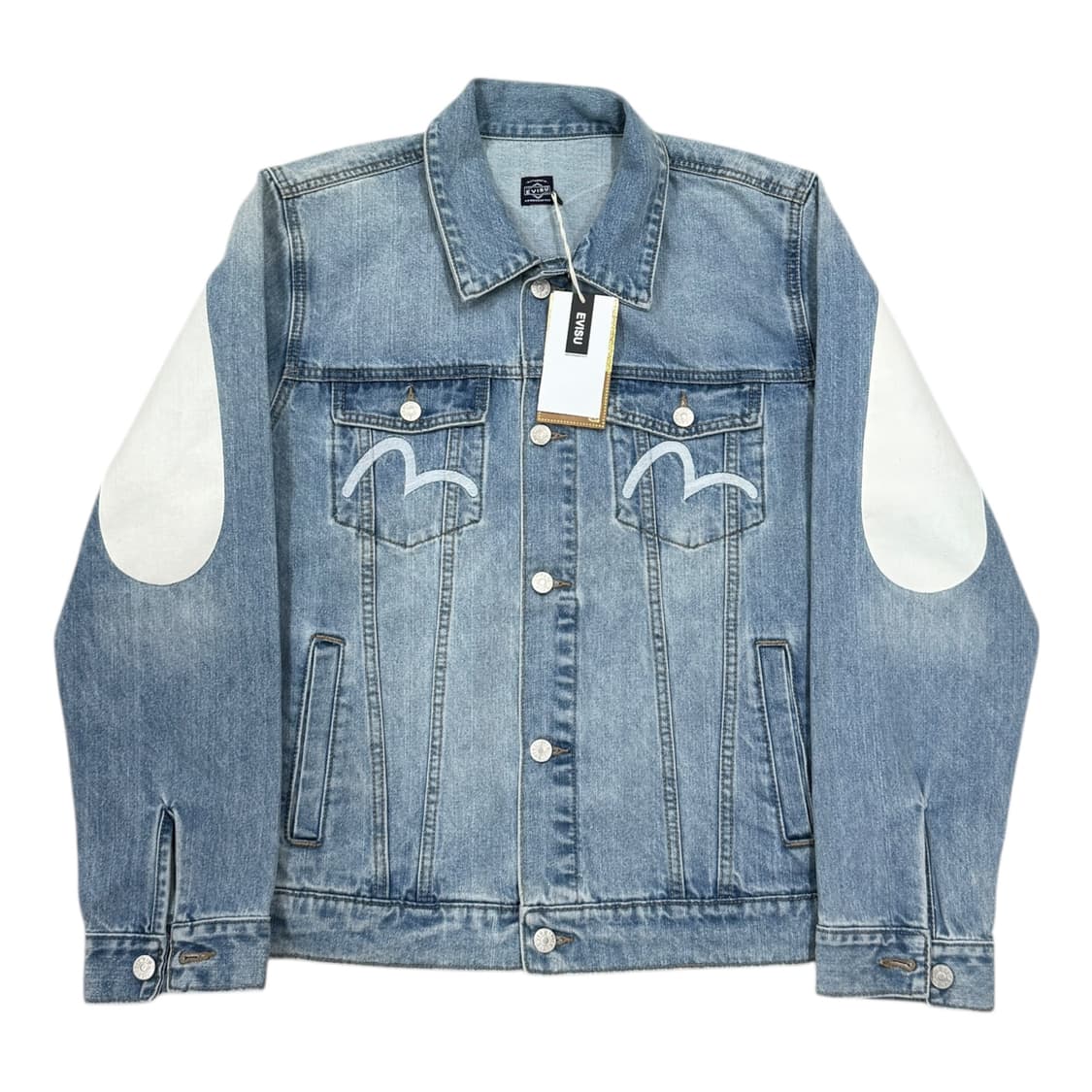 에비수 빅로고 빅다이콕 데님 청자켓 라이트 인디고 블루 L 상품이미지1