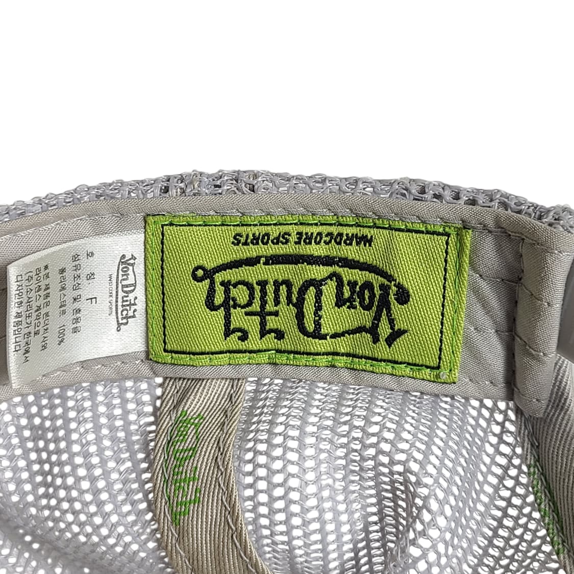 VonDuTch) 본더치 Y2K 모노그램 로고 메쉬 트러커 캡 상품이미지6