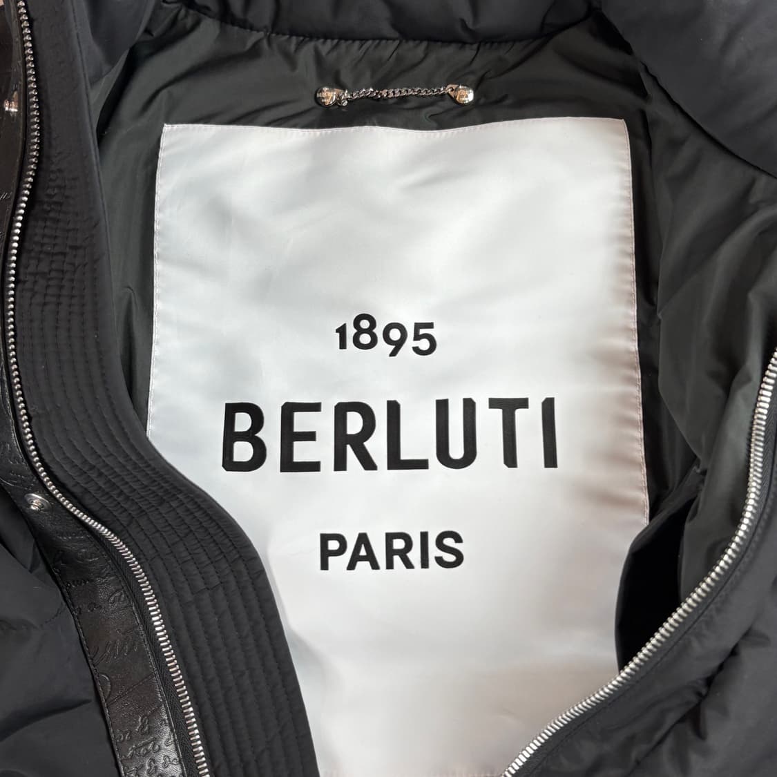 [정품] Berluti 레더 믹스 다운 하이엔드 패딩 M 상품이미지5