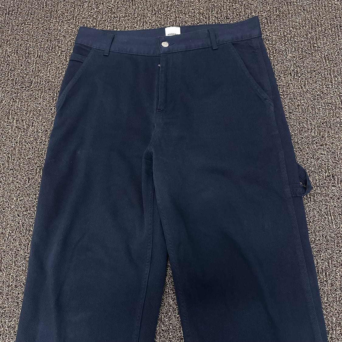 Sandro 산드로 코튼 면 와이드 바지 팬츠 42사이즈 상품이미지2