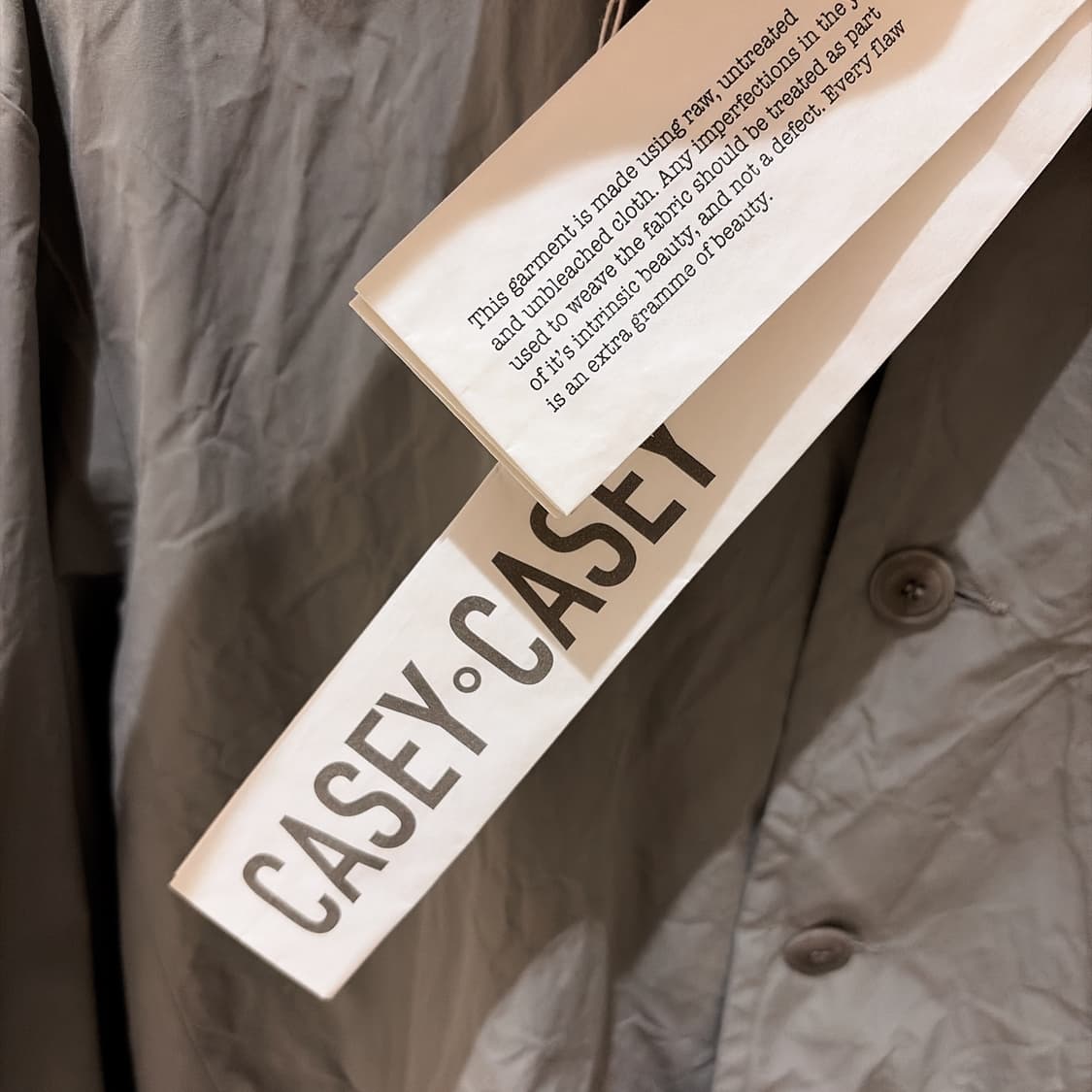 (정품/새상품) 케이시케이시 남성 그레이 STANISLAS 코튼 자켓 상품이미지5