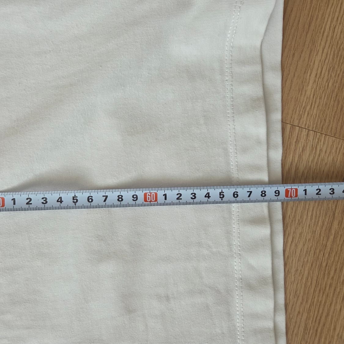 타미진스 화이트 긴팔 티셔츠 L 상품이미지6