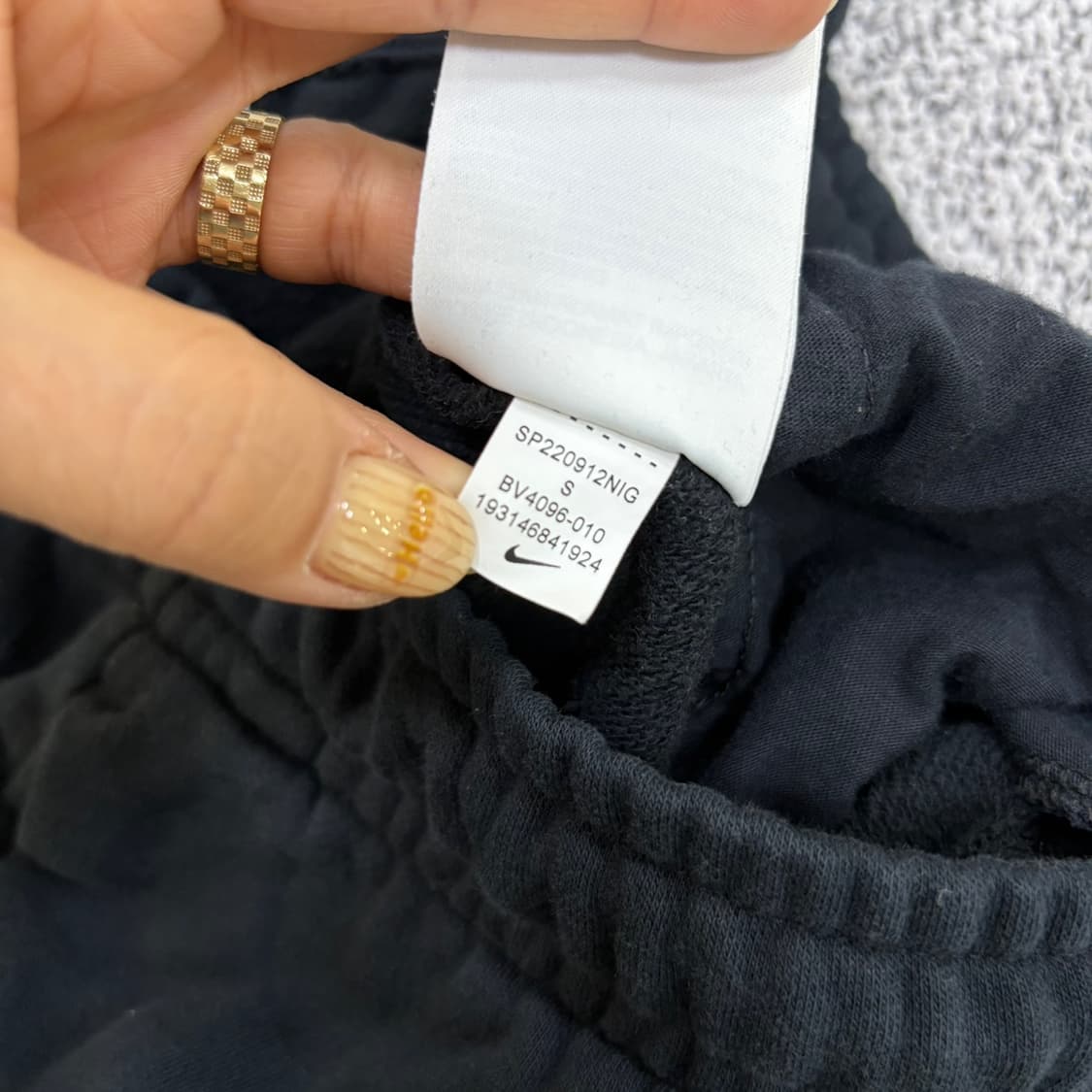 S 나이키 여성 트레이닝 조거 팬츠 0407J 상품이미지4