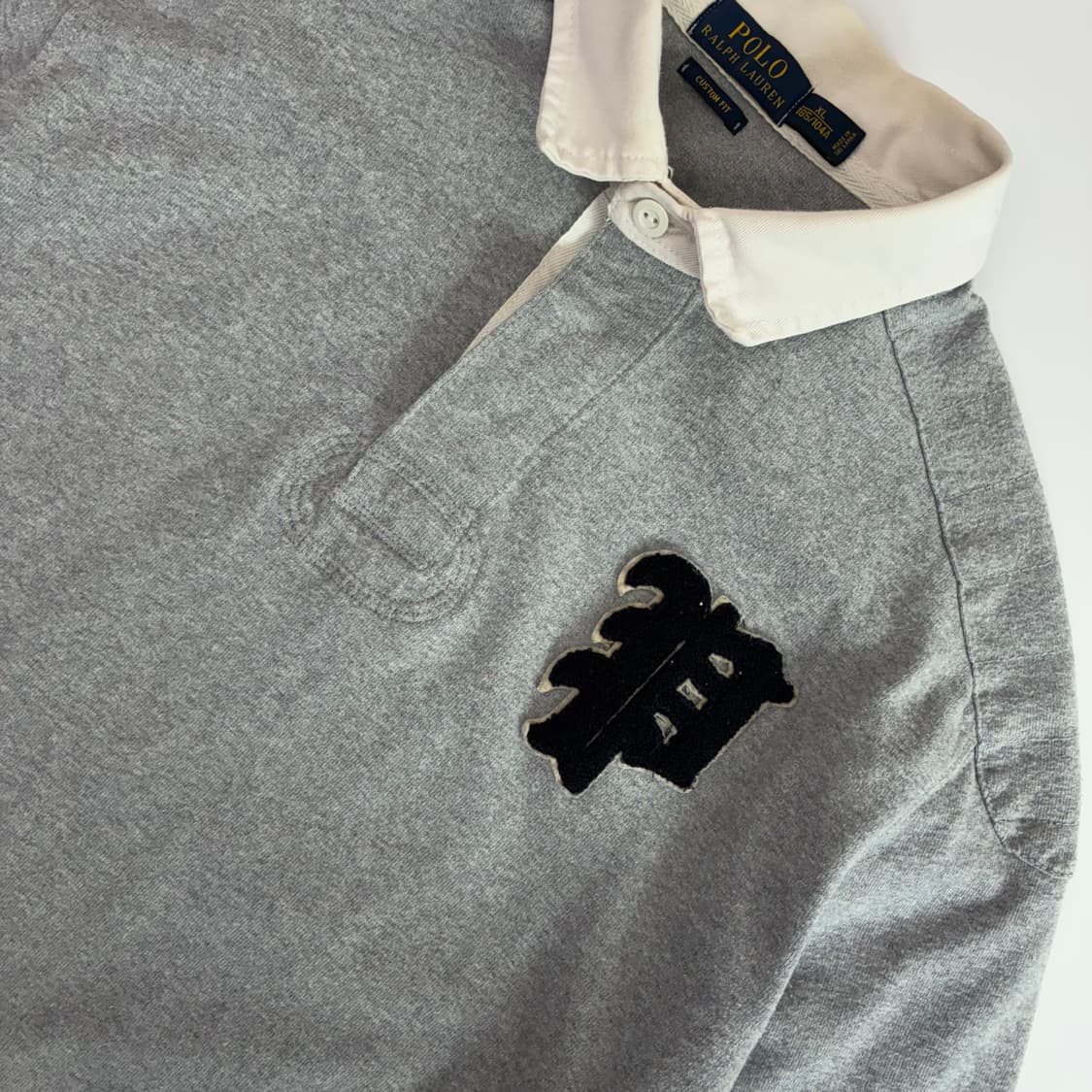 Polo  폴로 랄프로렌 신형 엠브로이드 자수 아이코닉 그레이 럭비티 상품이미지3