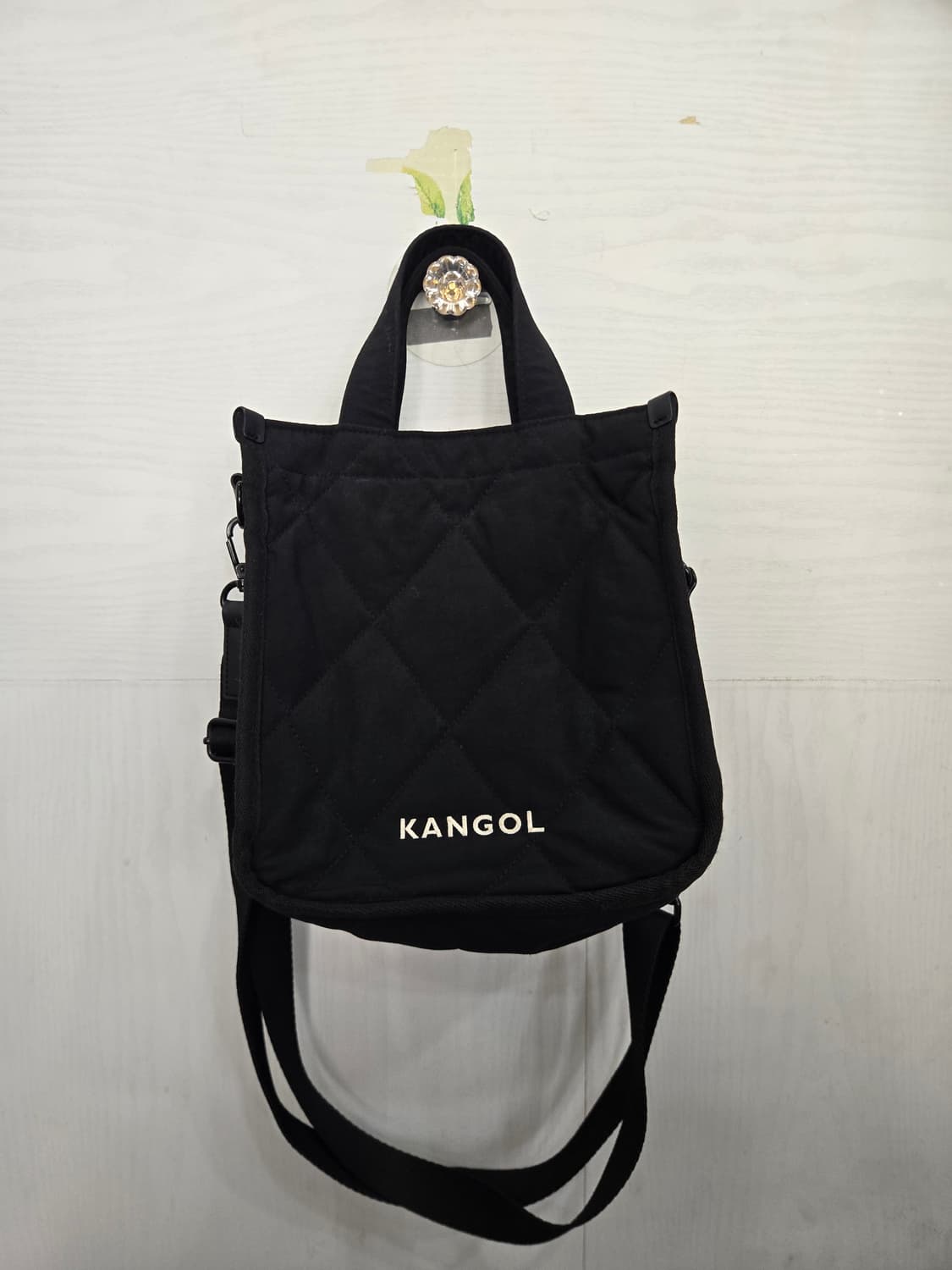 KANGOL 캉골 퀼팅 크로스백! 가방 새상품급 입니다!~ 상품이미지4