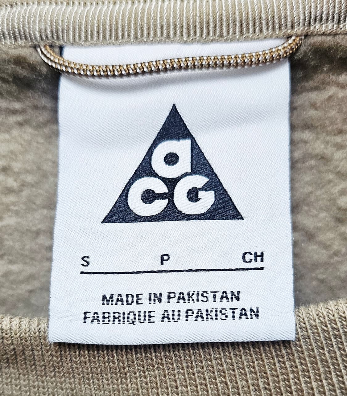 (90~100)☆초대장급☆ 나이키 ACG크루 플리스 [베이지] 포켓맨투맨 상품이미지3