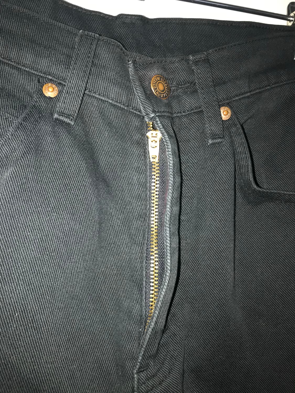 LEVI’S 607 Orange Tab Straight Black Jea 상품이미지7