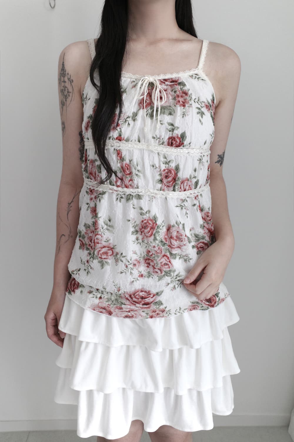 lace flower sleeveless 상품이미지5