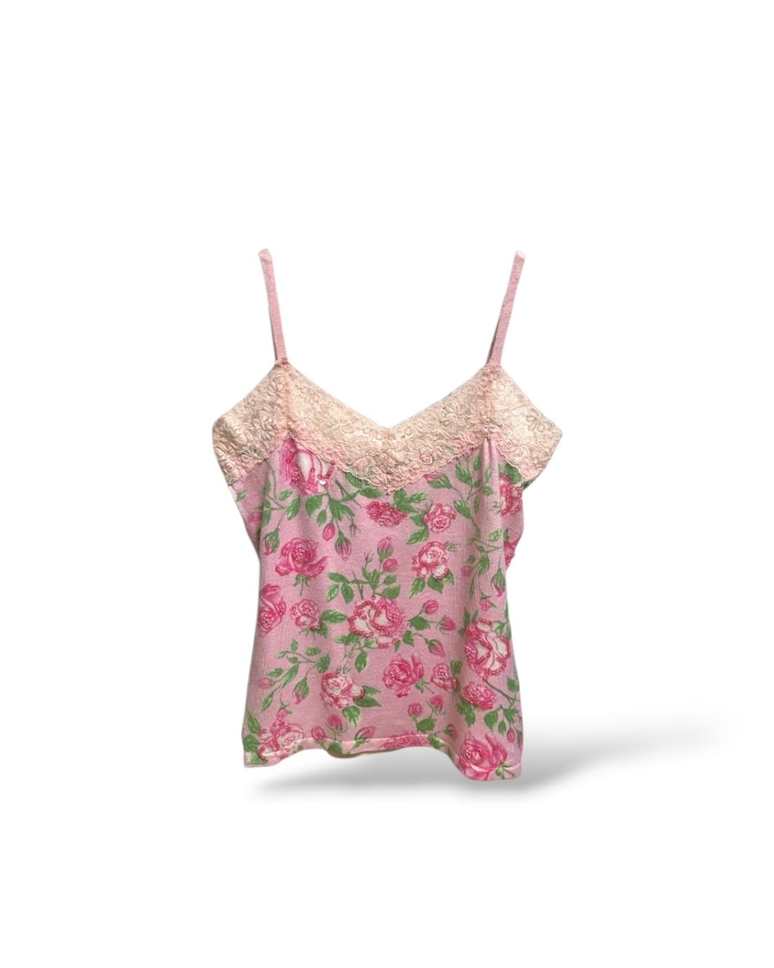 Japanese Vintage 플라워 비즈 포인트 슬리브리스 상품이미지1