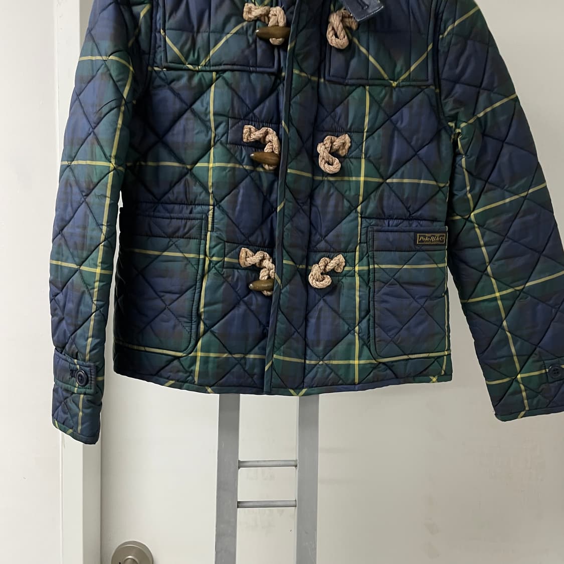 폴로 랄프로렌 타탄 체크 퀄팅 자켓 L12-14(W) 상품이미지3