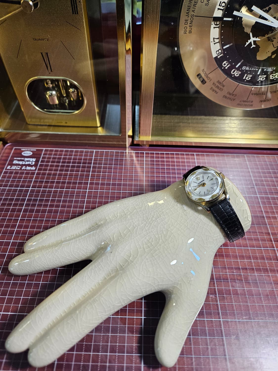 MANSON 맨손, 스위스  핸드와인딩 (수동) 빈티지 여성 손목시계 상품이미지2