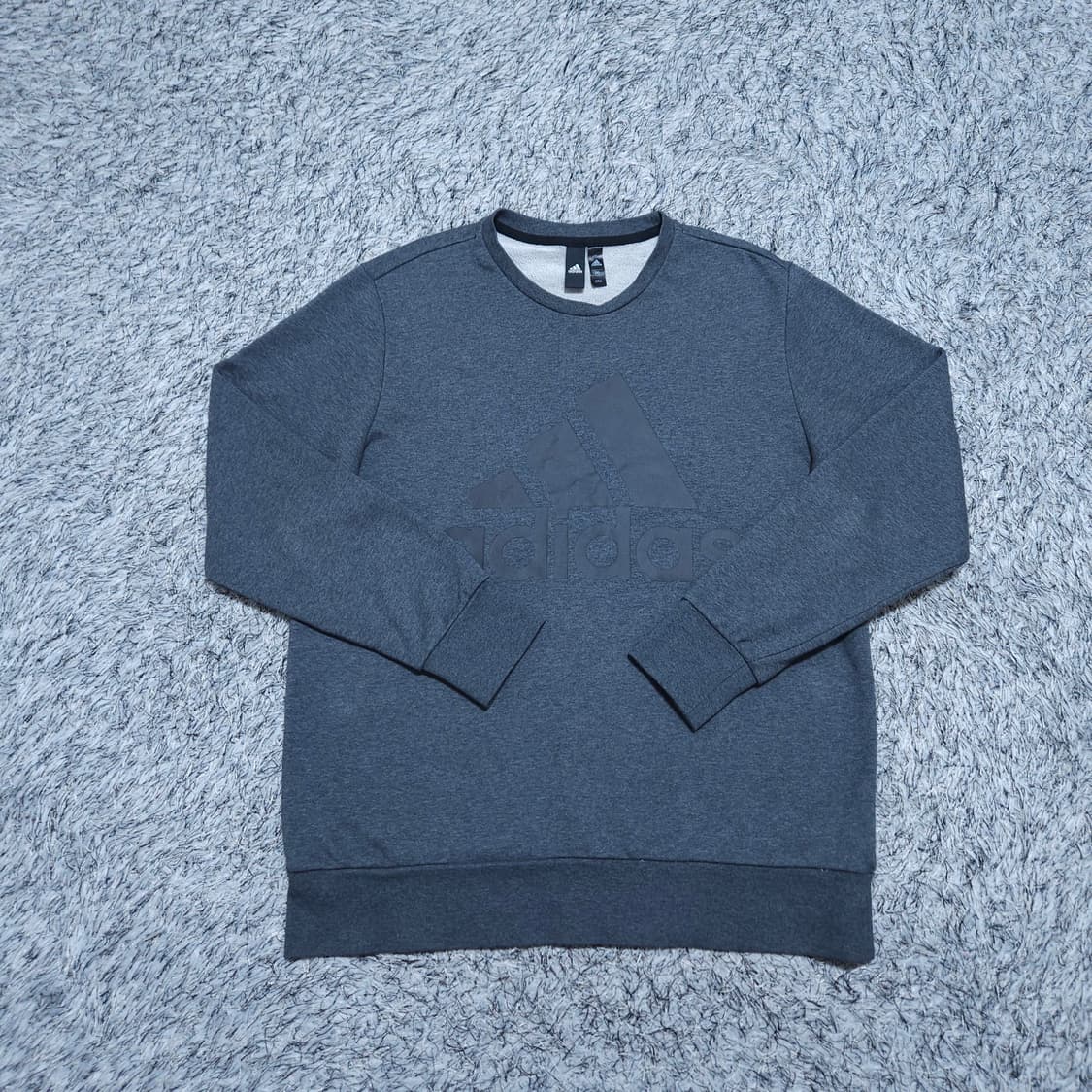 아디다스)110 남자 빅로고 맨투맨티셔츠 / 왕눈이샵 상품이미지1