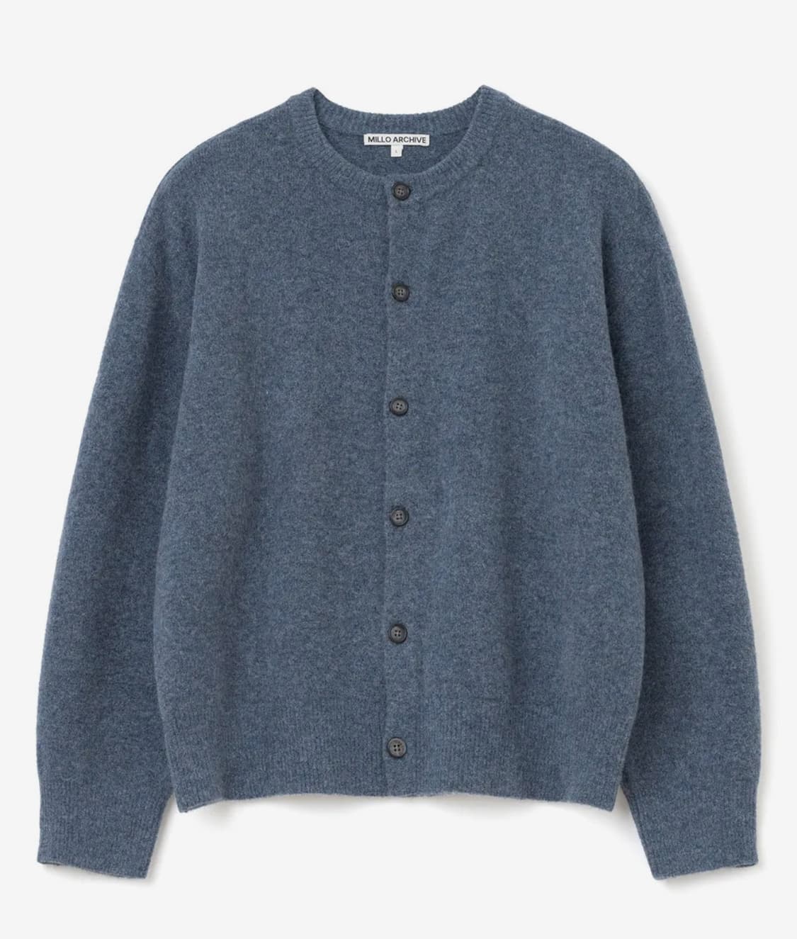 밀로아카이크 크롭 무브 가디건 인디고블루 상품이미지1