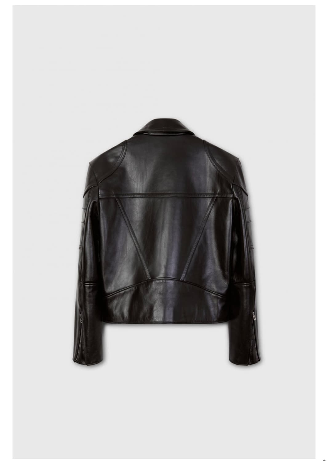 타일레 24ss 카우하이드 레더 바이커 자켓 1사이즈 상품이미지2