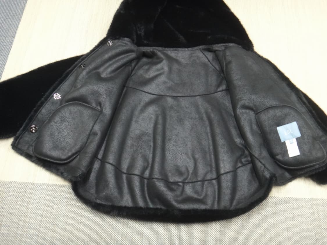 (M/66) LBL 여성 페이크 밍크 퍼 후드 자켓 상품이미지7