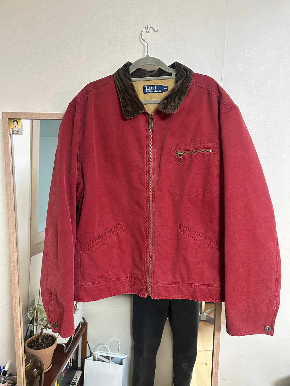 90s 폴로 디스트레스드 워크자켓 XXL 105 상품이미지1