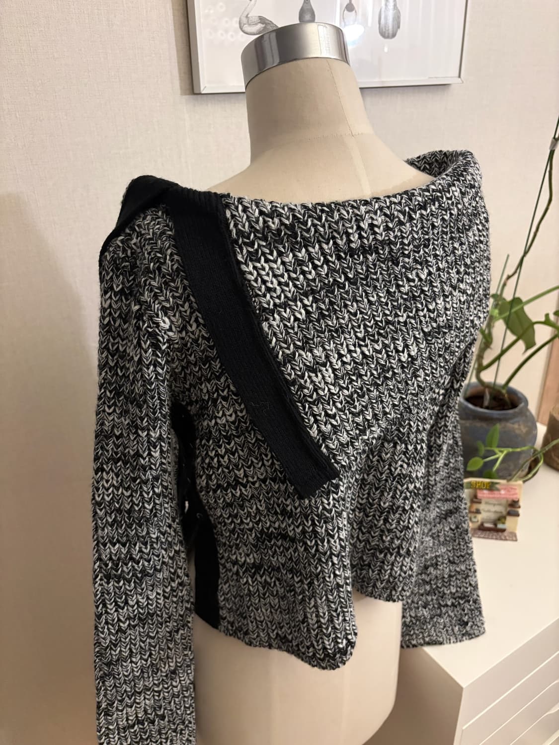 Zone bleue knit sleeve 상품이미지3