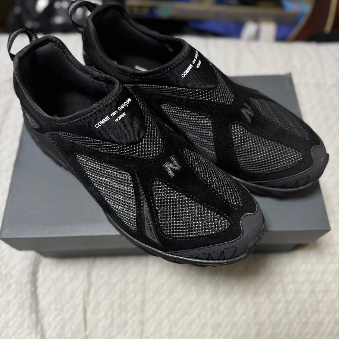 뉴발란스 꼼데가르송 옴므 ML610S 블랙 상품이미지1