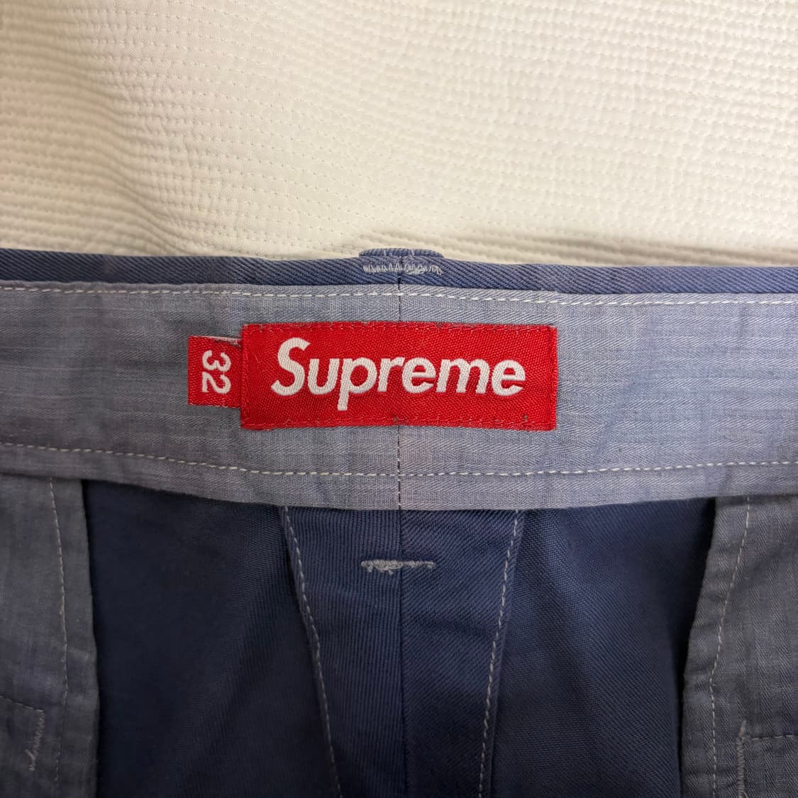 슈프림 Supreme 핀업걸 치노 팬츠 바지 워시드 블루 32 상품이미지8