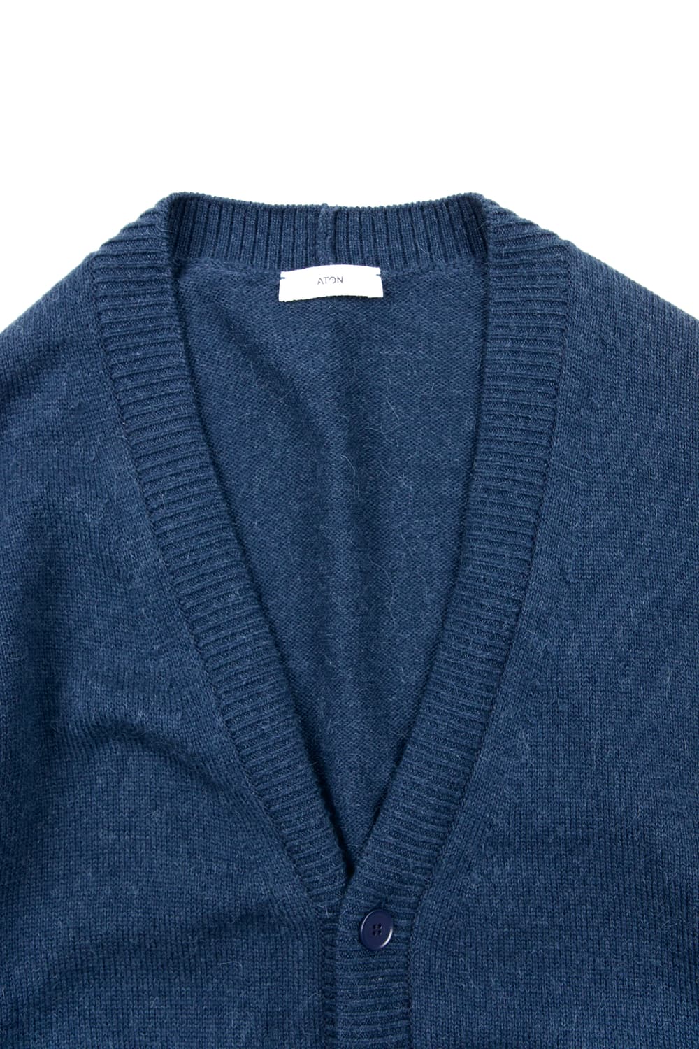 Aton 알파카 와시 카디건 네이비 상품이미지3