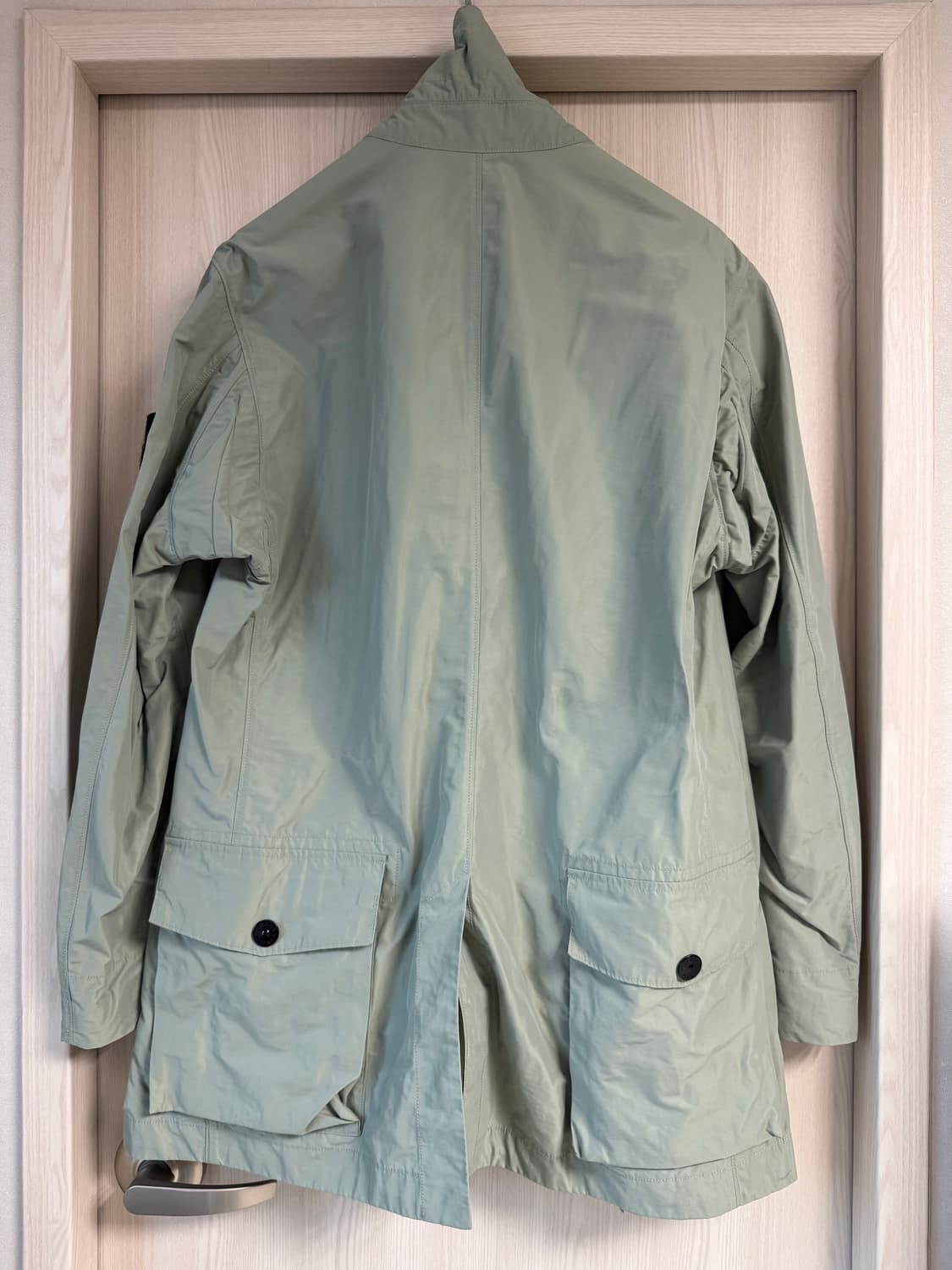 [XL] 19ss 스톤아일랜드 마이크로랩스 반코트 그레이민트 상품이미지2