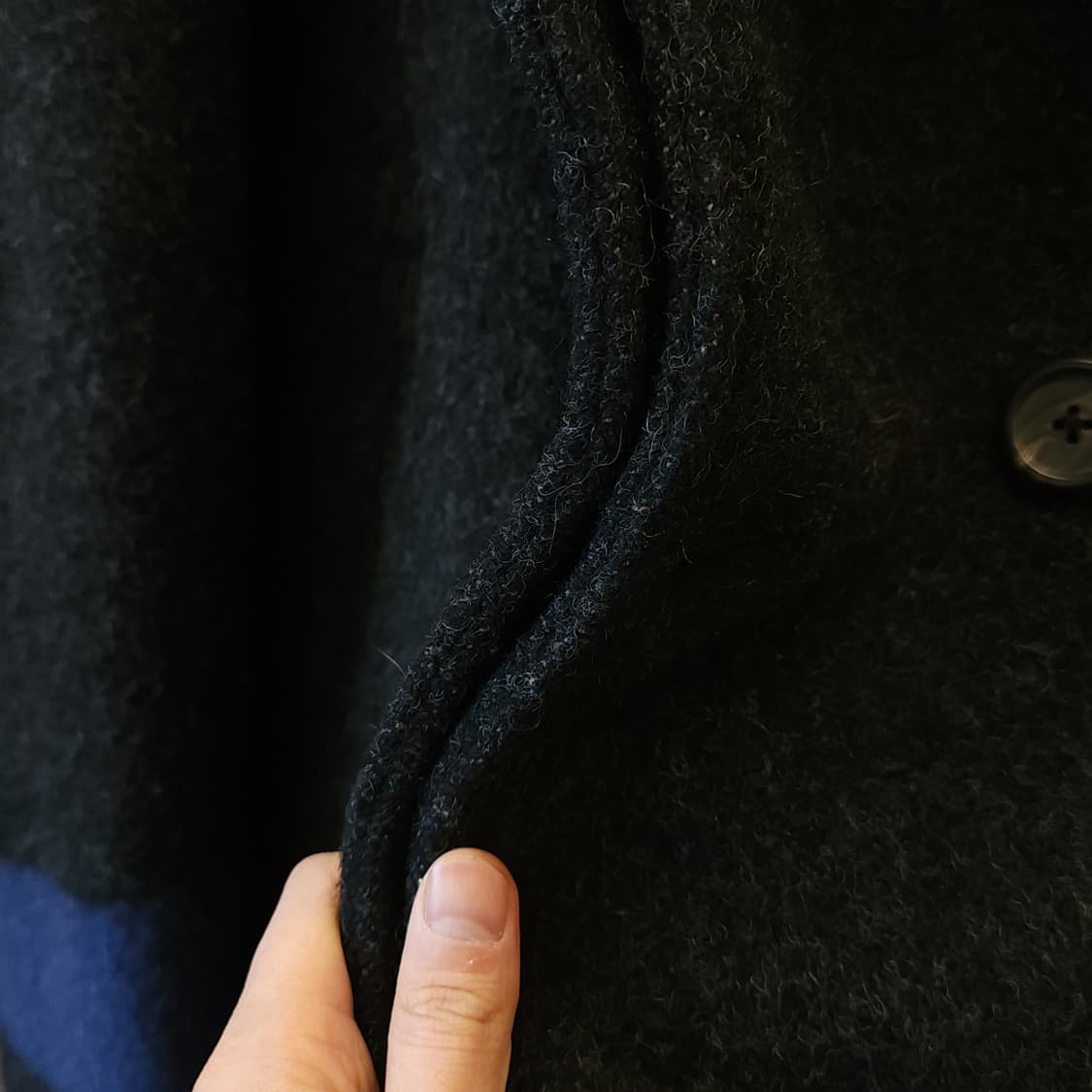 90s 폴로 피코트 헤비울 코트 usa made L 상품이미지8