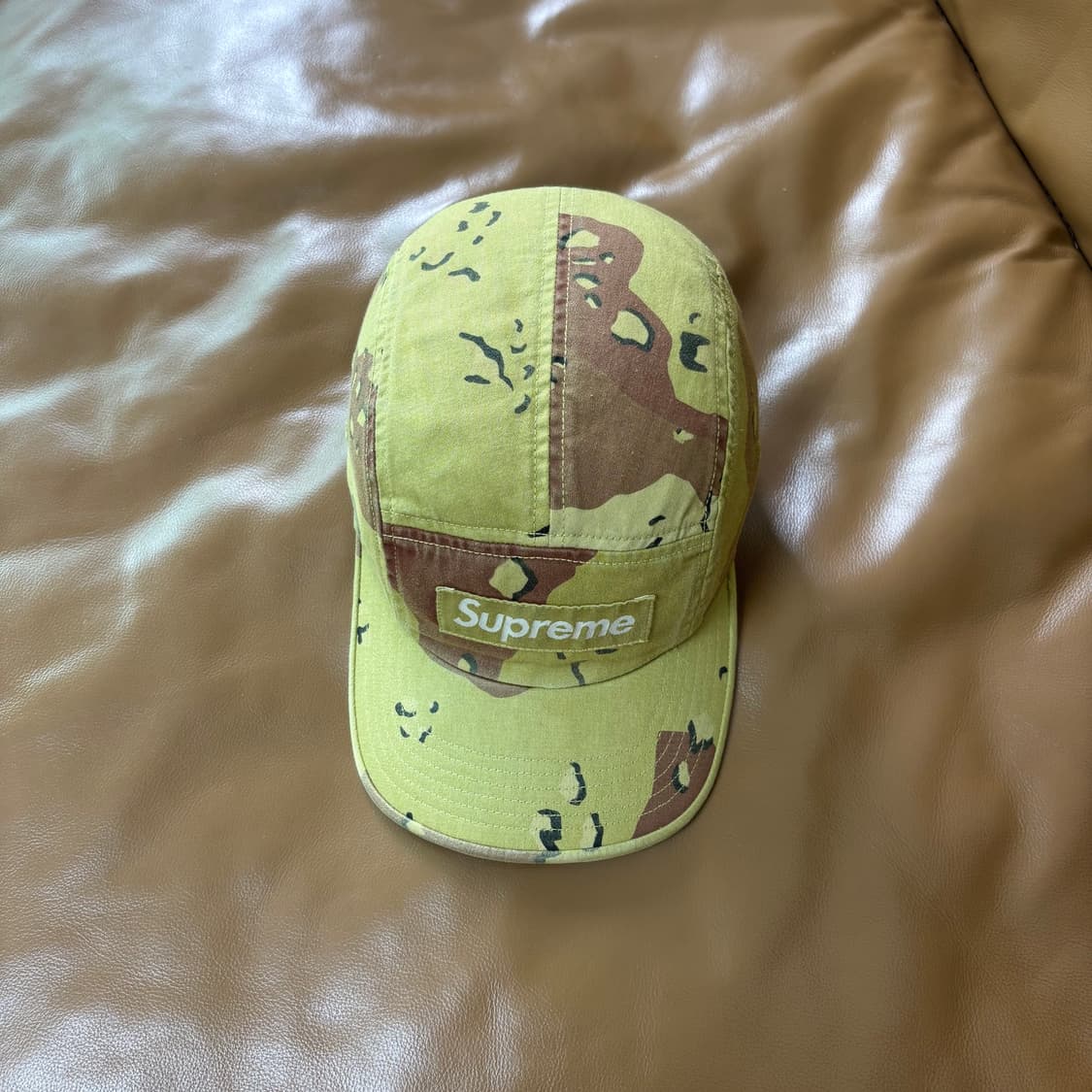 Supreme 슈프림 오버다이드 카모 카키 캠프캡 모자 Camo 상품이미지5