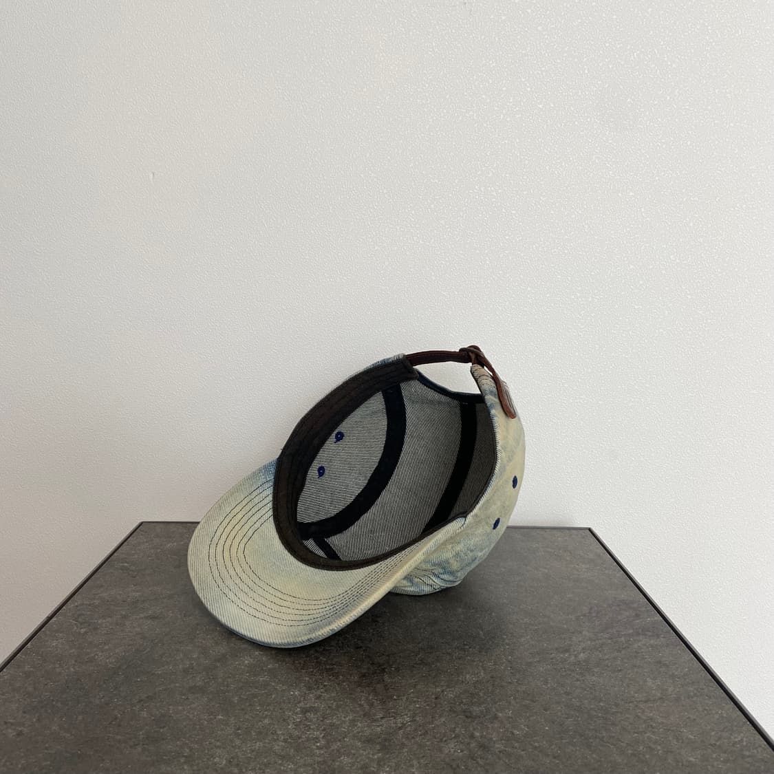 (OS) 슈프림 박스로고 캠프캡 모자 24SS 더티 인디고 데님 상품이미지6