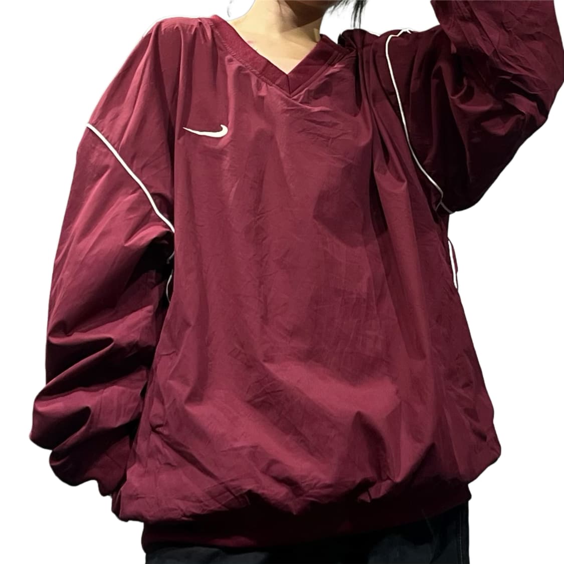Nike burgundy big warm-up 상품이미지1