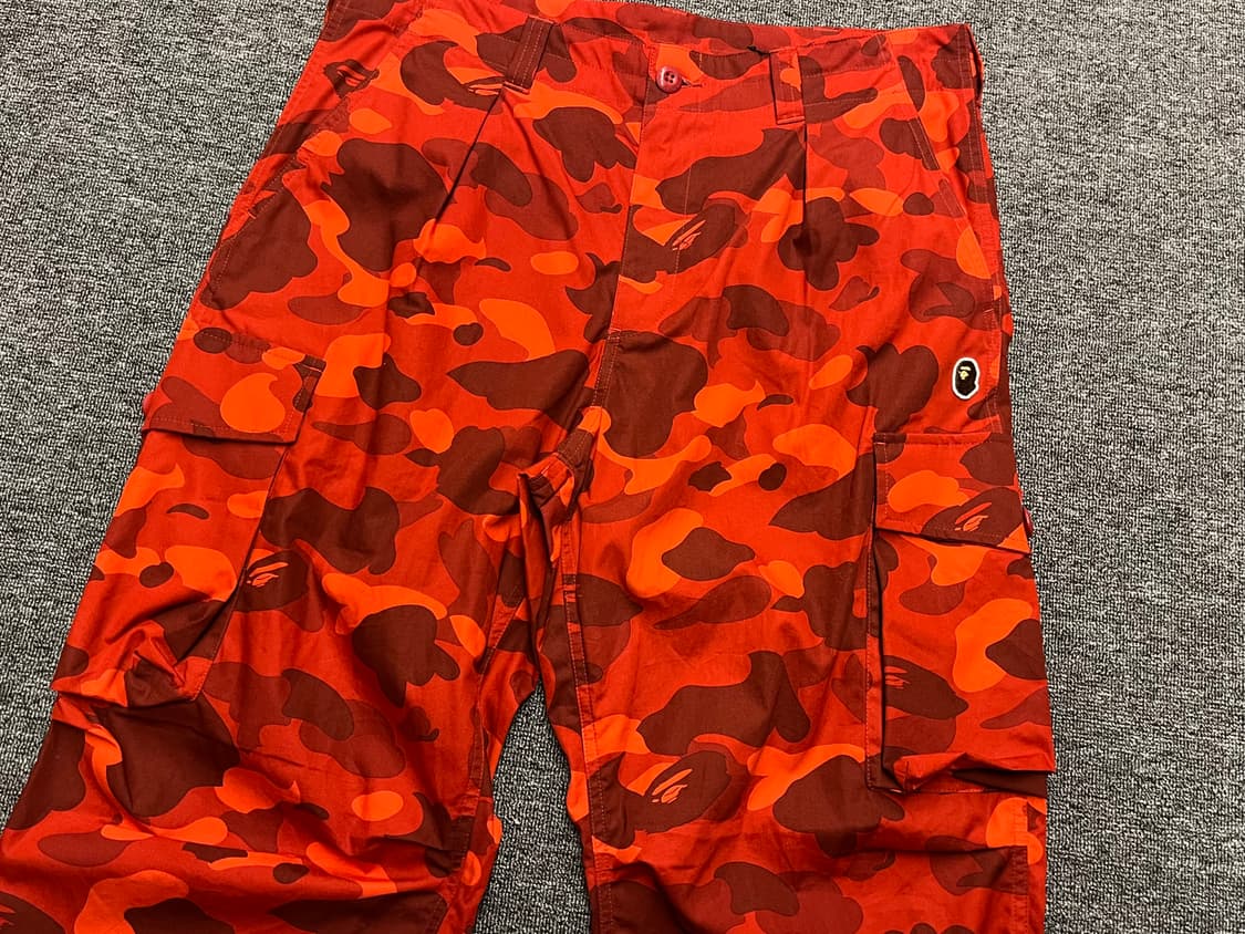 [S~2XL] 베이프 컬러카모 6포켓팬츠 새제품 상품이미지2
