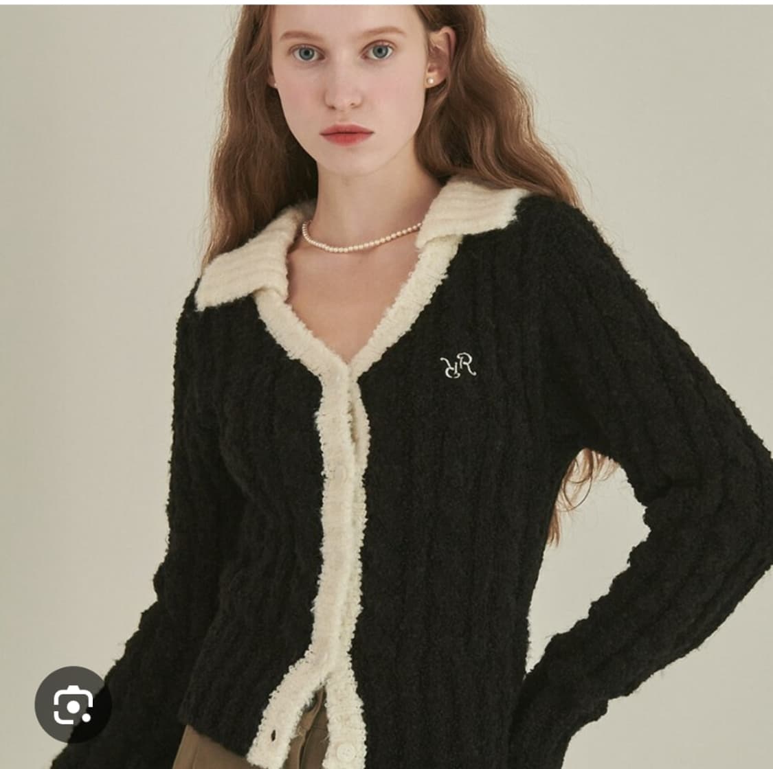 론론 케이블 알파카 가디건 상품이미지2