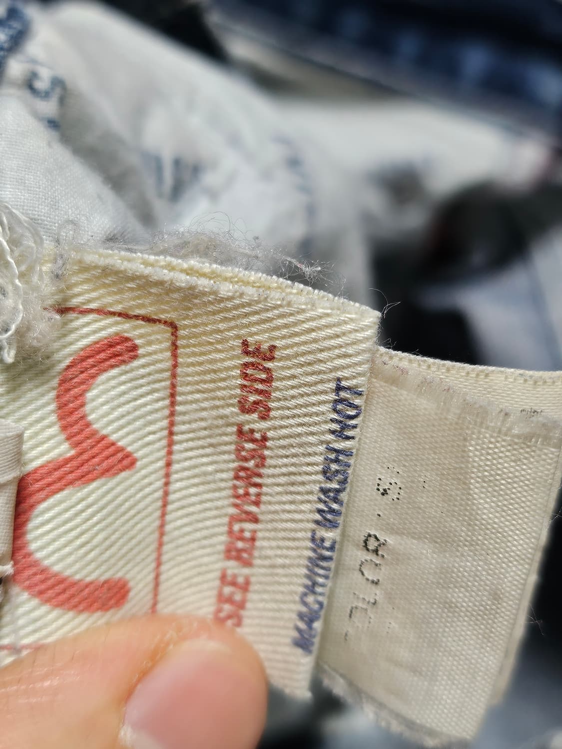 에비수 빈티지 워싱 데님 팬츠 30 상품이미지8