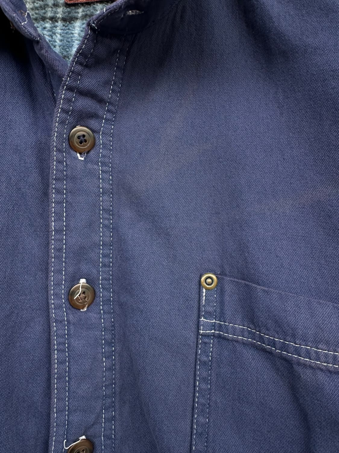  네이비 워크 셔츠 자켓 상품이미지5